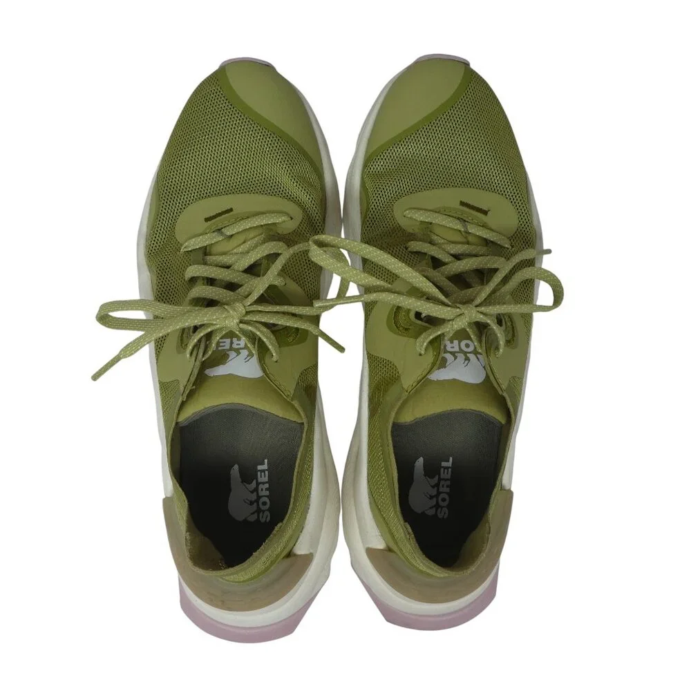 Sorel Kinetic RNEGD Float Olive Green Sneakers Womens‎ 8